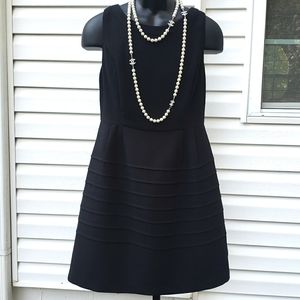 Loft black skater dress.